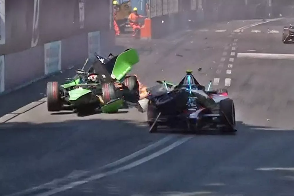 Accidente en el ePrix de Roma