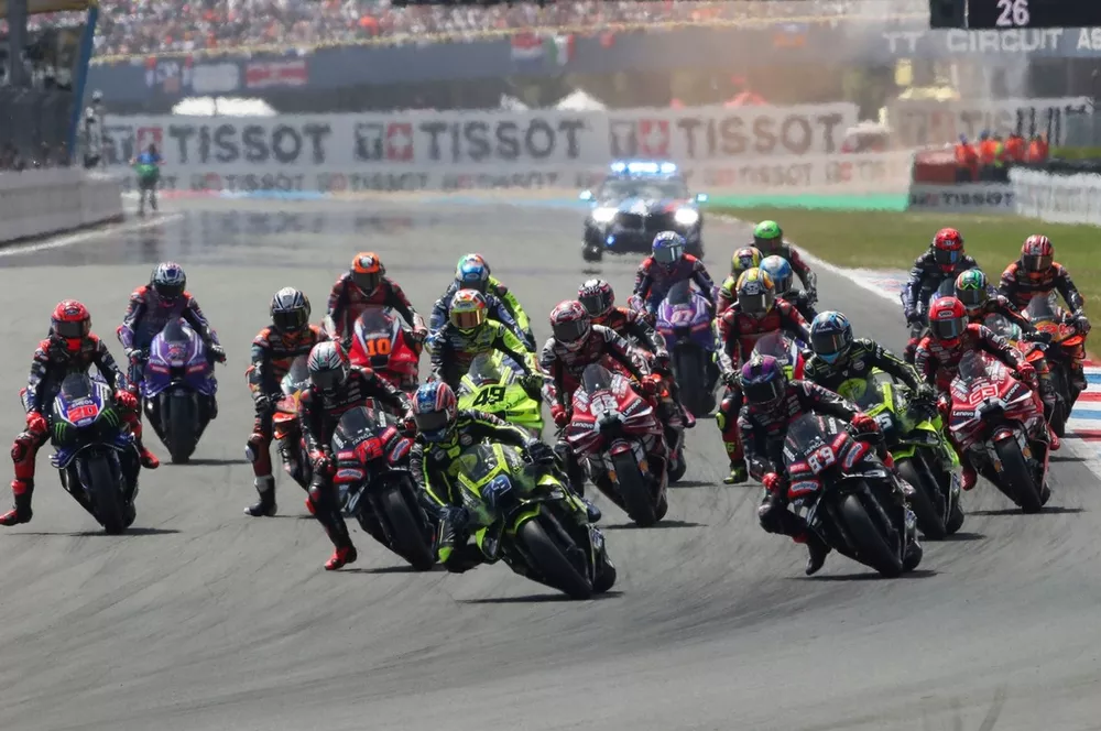 La partenza del GP d'Olanda