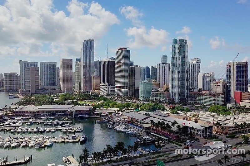 Panorámica de la zona del circuit de Miami propuesto para la F1