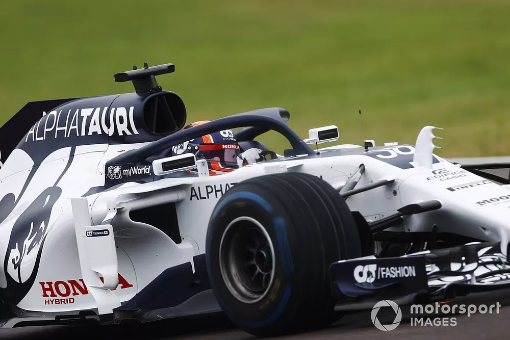 Yuki Tsunoda, Honda Formula Dream Project, tests the AlphaTauri