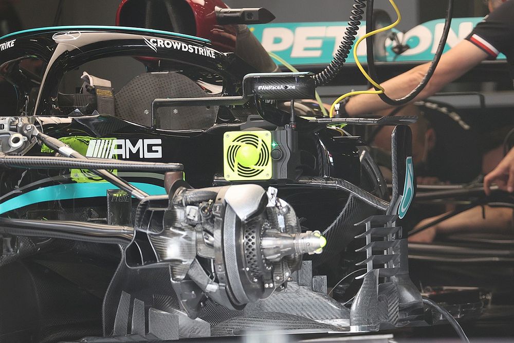 Detalle del Mercedes F1 W12