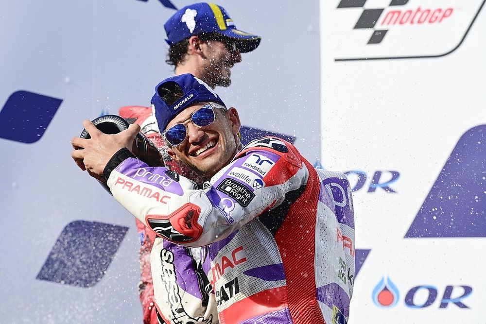 Podio: ganador Jorge Martín, Pramac Racing