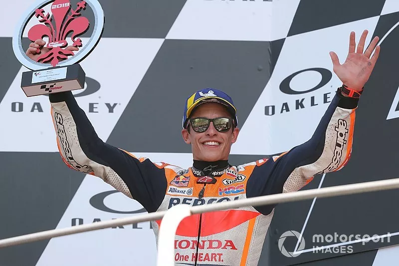 Podium: second place Marc Marquez, Repsol Honda Team