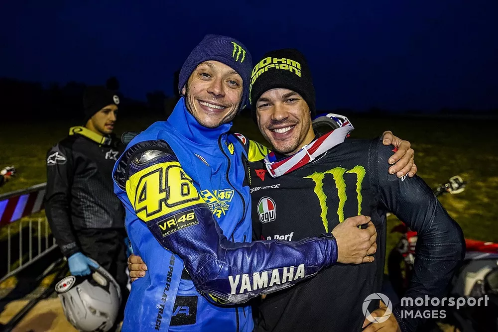 Valentino Rossi and Franco Morbidelli