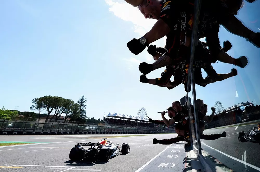 Race winner Max Verstappen, Red Bull Racing RB21