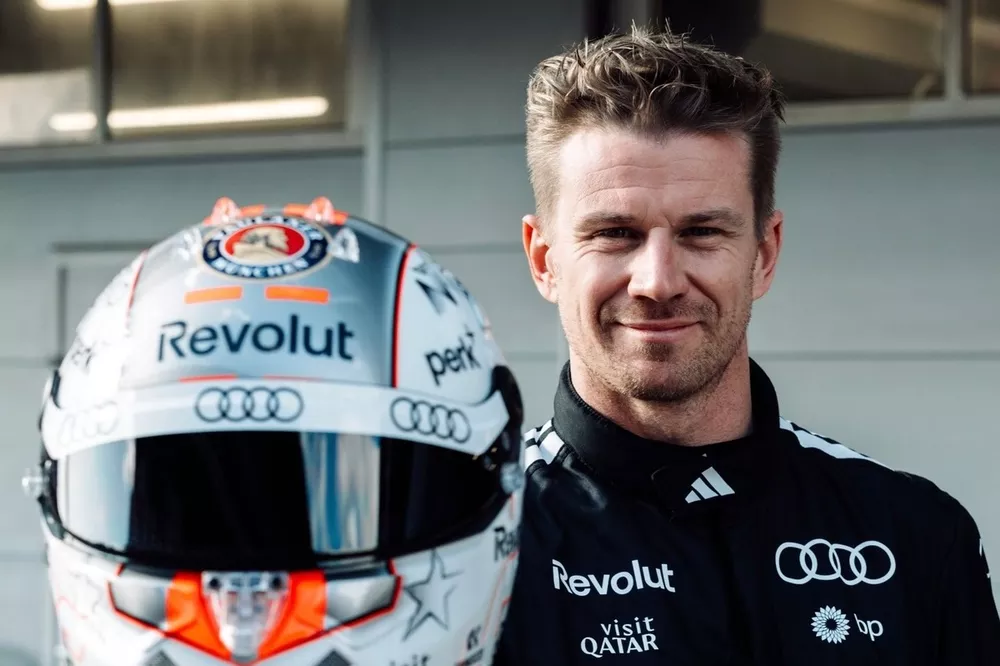 Le casque 2026 de Nico Hülkenberg (Audi)