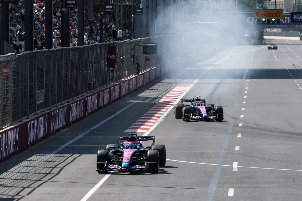 Alpine marca dónde debería estar Colapinto en Bakú: "Gasly refleja el potencial del coche"