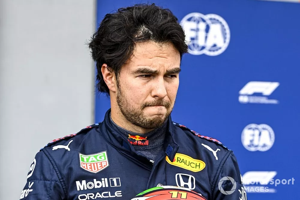Sergio Pérez, Red Bull Racing en Parc Ferme