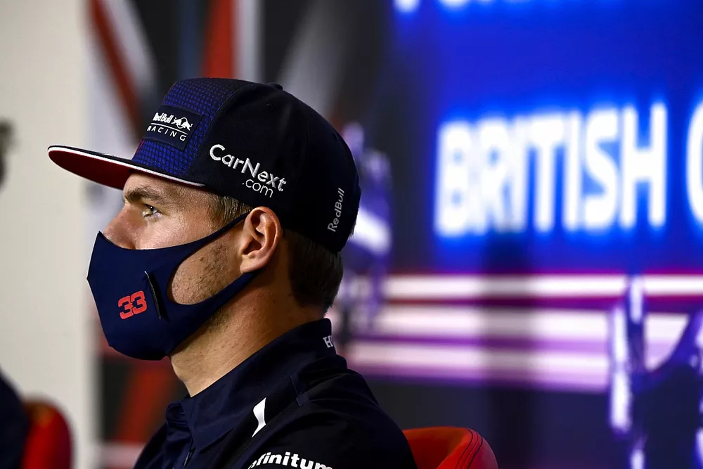 Max Verstappen, Red Bull Racing in the Press Conference