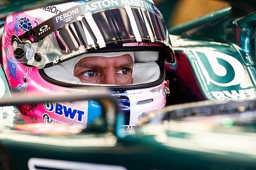 Vettel  y su difícil viernes, pero con casco especial 