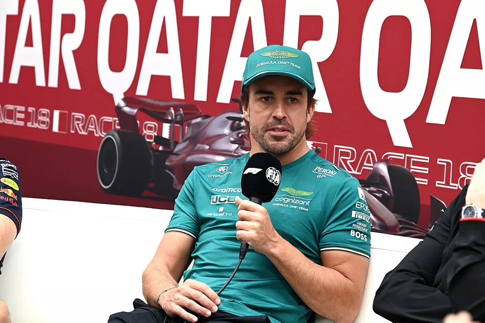 Fernando Alonso, Aston Martin F1 Team Rueda de prensa 