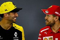 Ricciardo planea quedarse con un recuerdo de Vettel