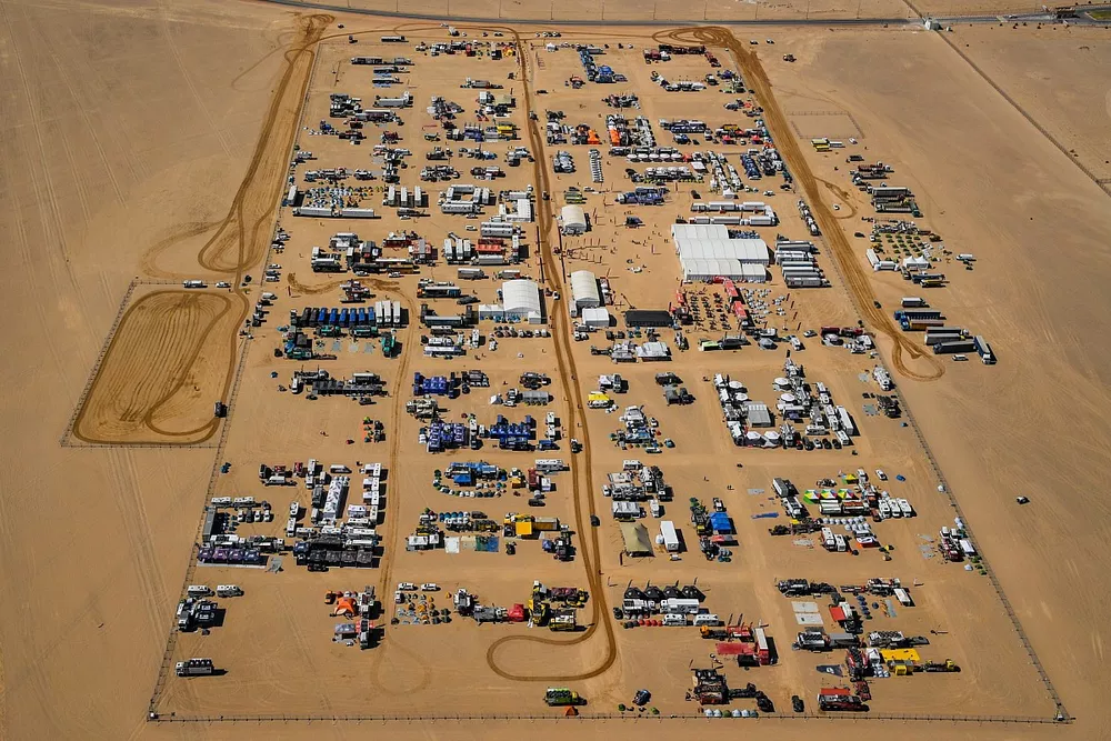 El vivac del Dakar