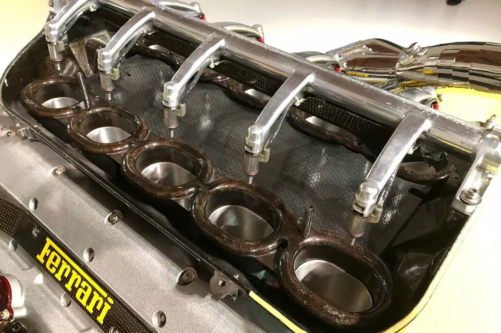 El motor V10 de Ferrari