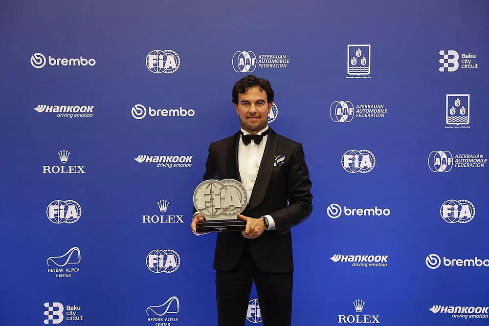 Sergio Pérez, Red Bull subcampeon premio