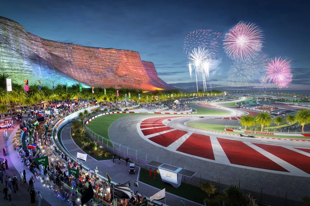 Qiddiya City track rendering