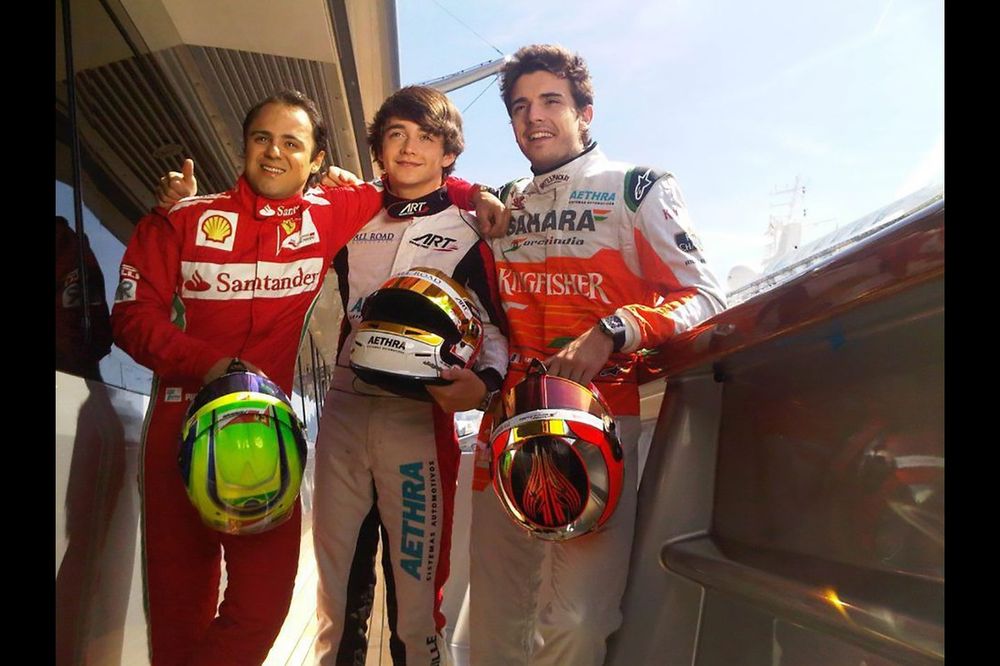 Felipe Massa, Jules Bianchi and Charles Leclerc