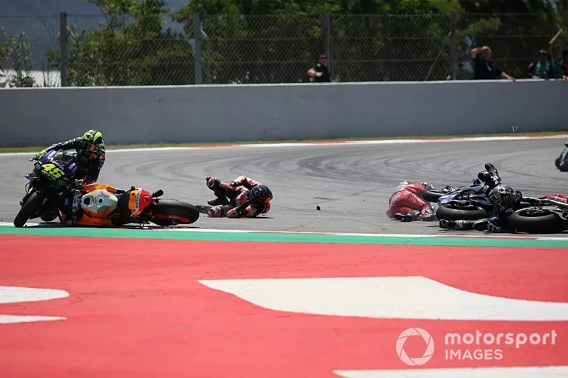 Jorge Lorenzo, Repsol Honda Team crash