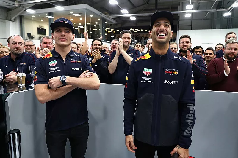 Daniel Ricciardo, Red Bull Racing and Max Verstappen, Red Bull Racing