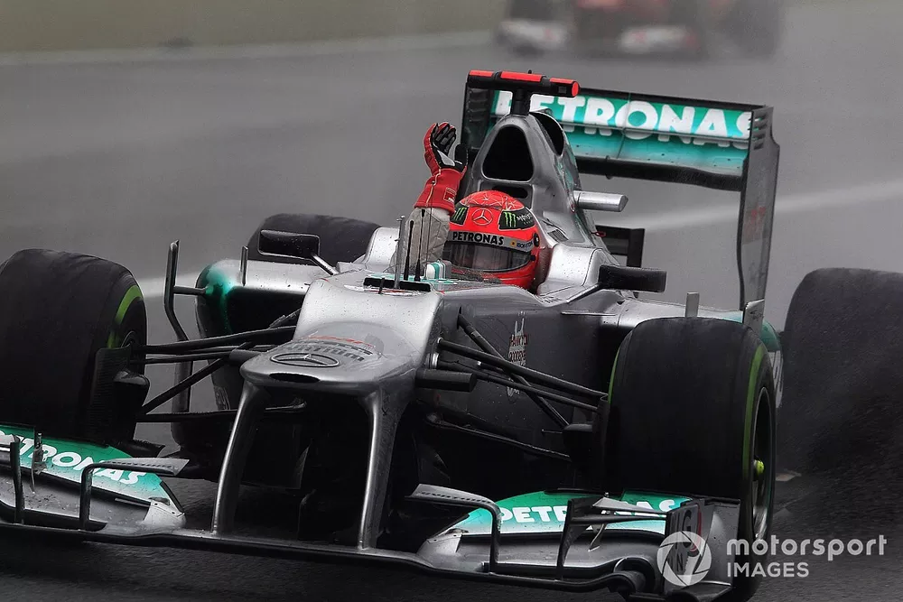 Miniature F1 Minichamps 1/18 - Mercedes W03 Schumacher 2012 300 GP (500 Pièces)