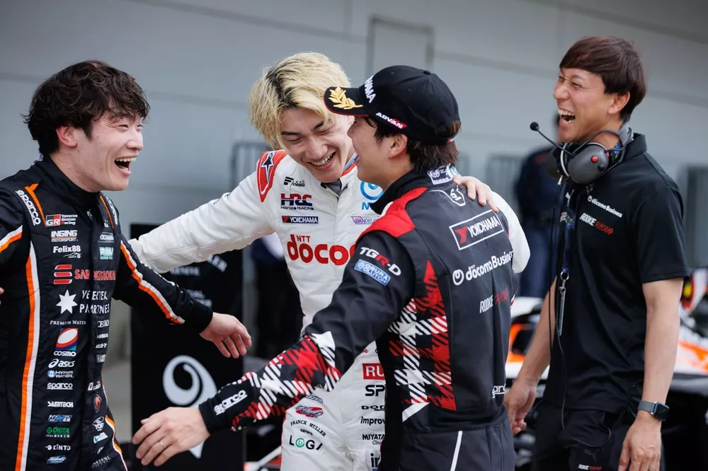 Sena Sakaguchi, SANKI VERTEX PARTNERS CERUMO･INGING, Nirei Fukuzumi, NTT docomo business ROOKIE, Tadasuke Makino, DOCOMO TEAM DANDELION RACING