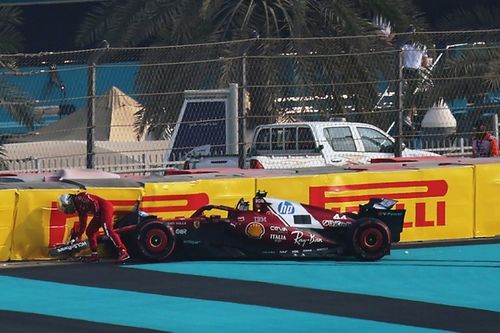 Hamilton no levanta cabeza en Abu Dhabi: choque en la FP3 y eliminado en Q1