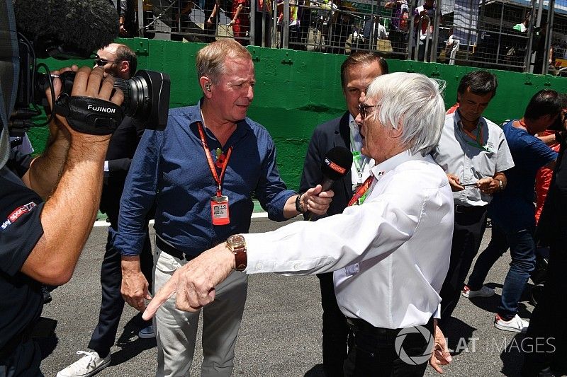 Martin Brundle, Sky TV y Bernie Ecclestone