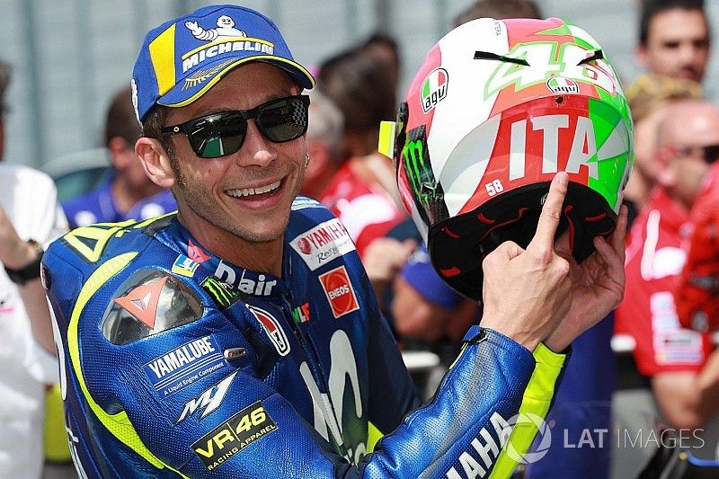 Ganador de la pole Valentino Rossi, Yamaha Factory Racing