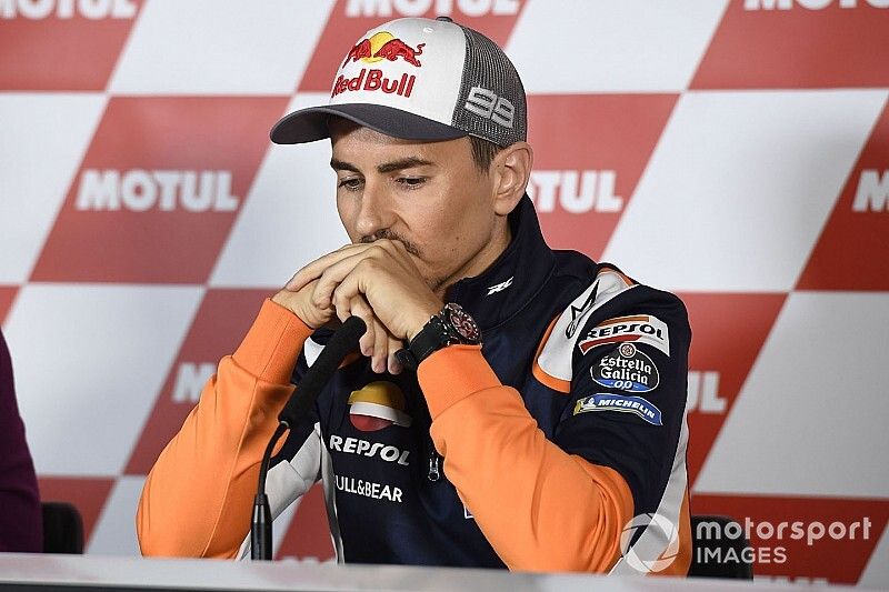 Jorge Lorenzo, Repsol Honda Team announcing retirement