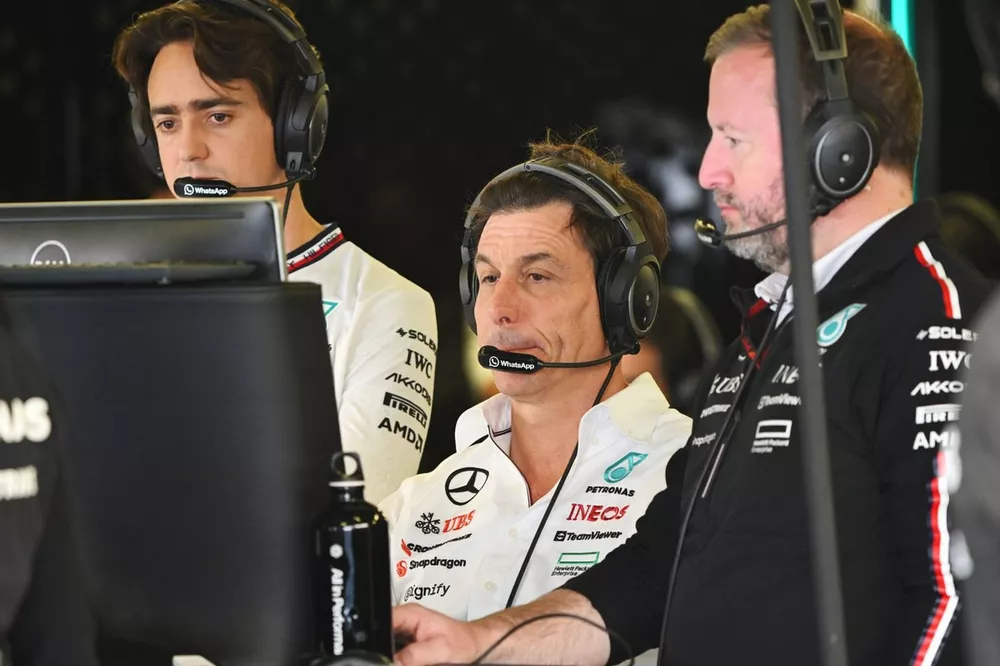 Toto Wolff, diretor de equipe e CEO da equipe Mercedes-AMG F1 