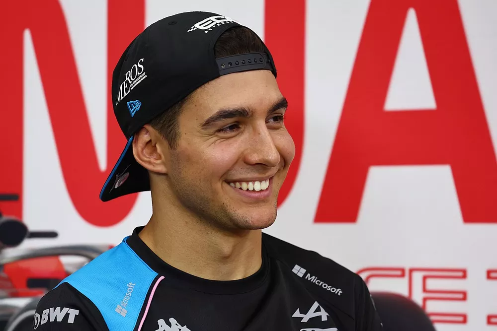 Esteban Ocon, Alpine F1 Team, attending the FIA press conference