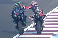 Espargaró, multado y sancionado en la parrilla por golpear a Morbidelli