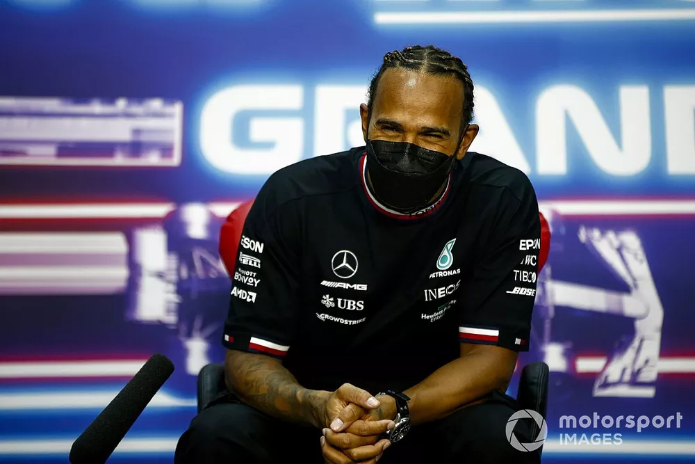 Race Winner Lewis Hamilton, Mercedes in the Press Conference 