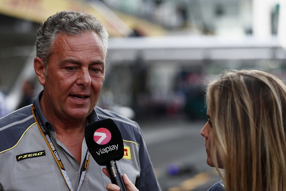 Mario Isola, Racing Manager, Pirelli Motorsport, is interviewed