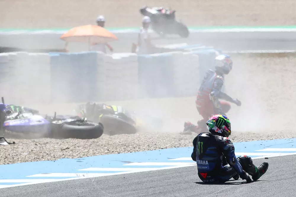 Franco Morbidelli, Yamaha Factory Racing crash