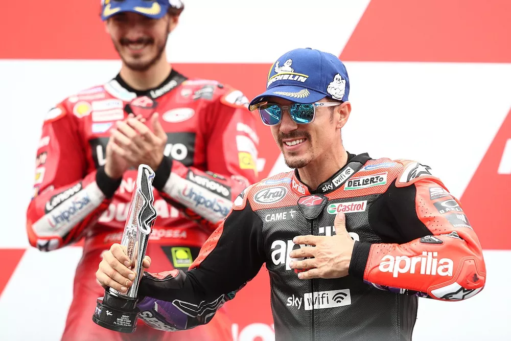 Le troisi&egrave;me Maverick Vinales, Aprilia Racing Team