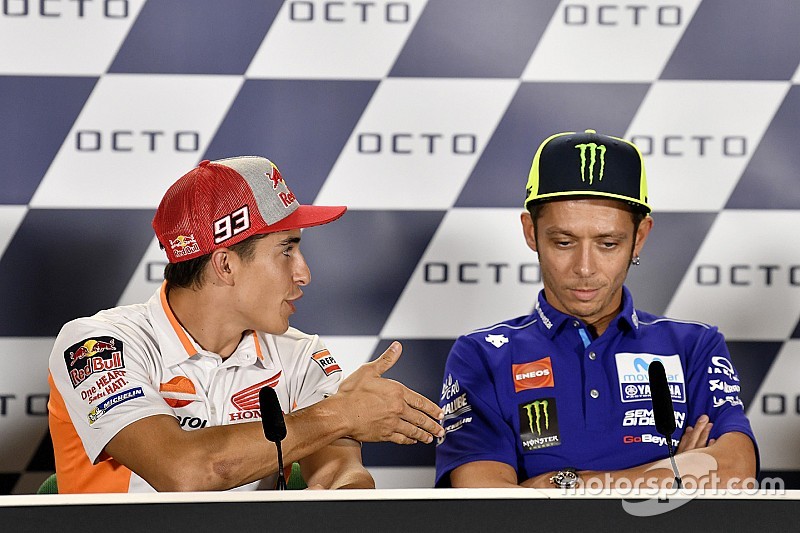 Márquez diz que não daria a mão novamente a Rossi: “já fiz uma vez”