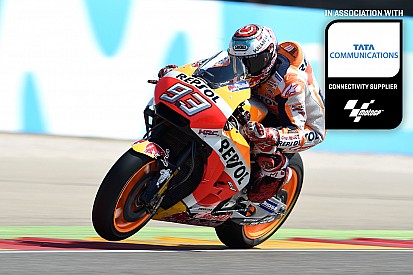 Marquez leaves his mark on Motorland Aragon