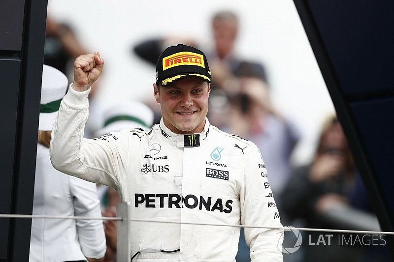 Podium: second place Valtteri Bottas, Mercedes AMG F1