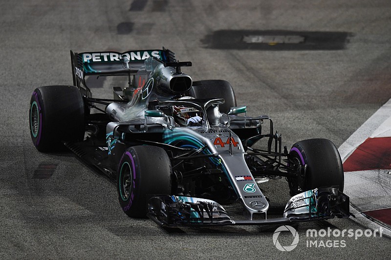 Hamilton dio la vuelta a la situación como Schumacher y Senna