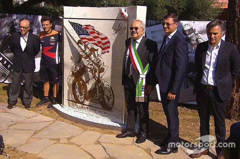 Inauguración monumento Nicky Hayden