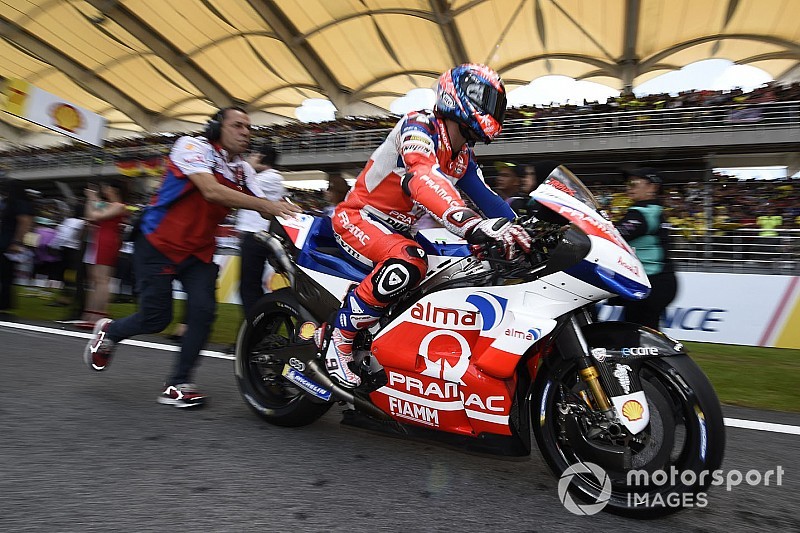 Petrucci bridé par un mauvais choix de pneu arrière