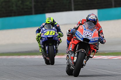 MotoGP FT1 in Sepang: Dovizioso hauchdünn vor Rossi