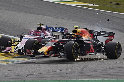 GALERÍA: en fotos el contacto entre Ocon y Verstappen