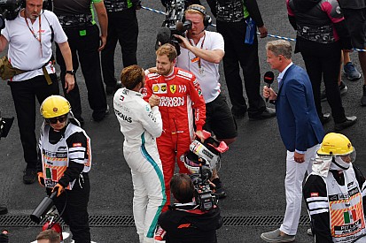 Vettel: "Felicidades a Lewis, ha sido el mejor este año"