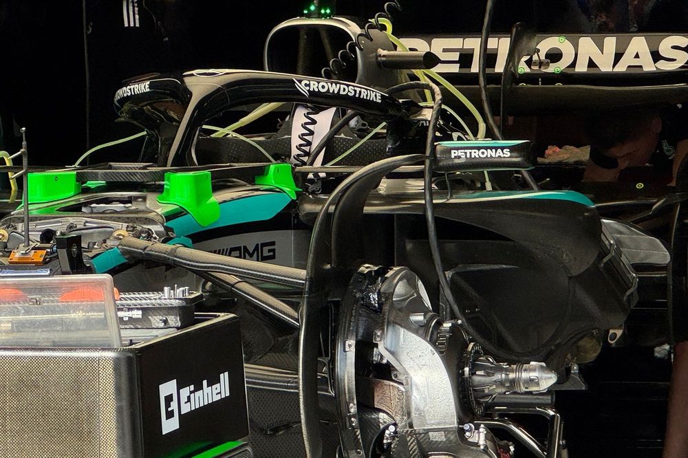 Mercedes technical detail