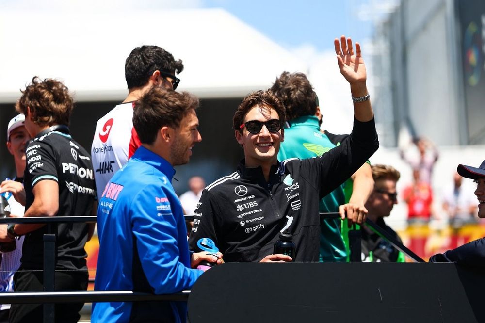 George Russell, Mercedes, Pierre Gasly, Alpine