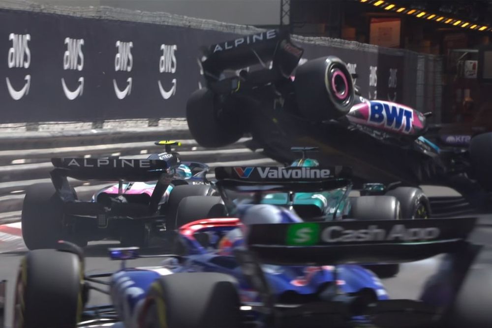 Accidente Alpine en Mónaco