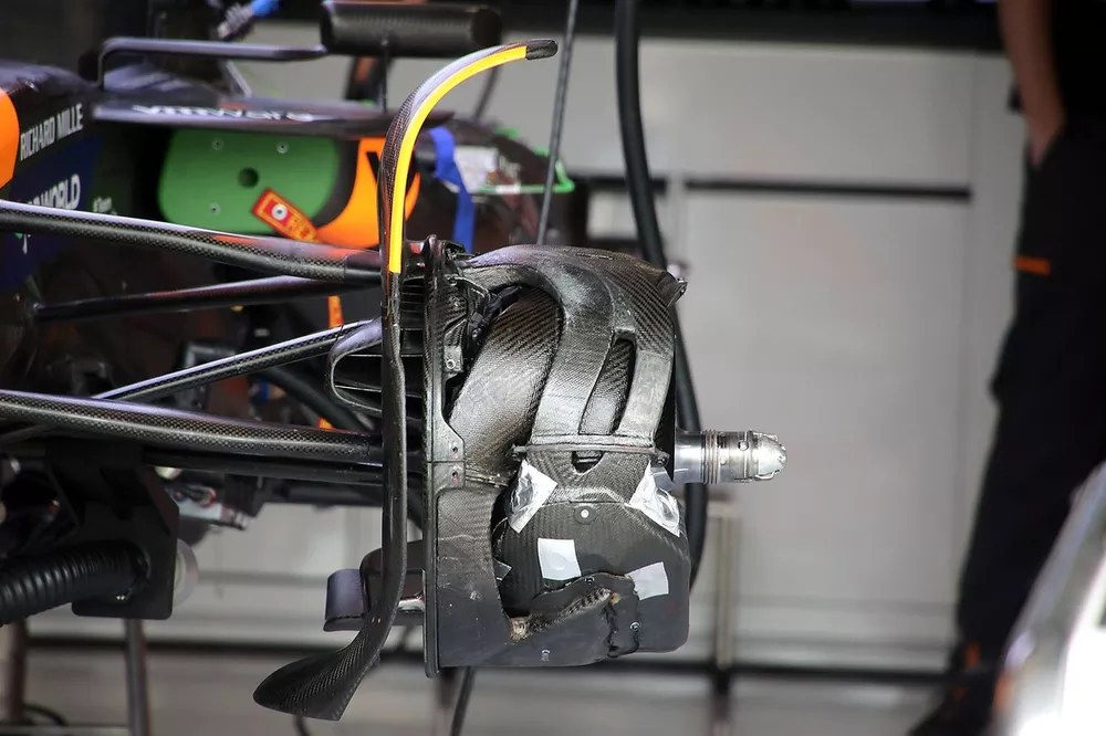 Tambour de frein de la McLaren MCL38