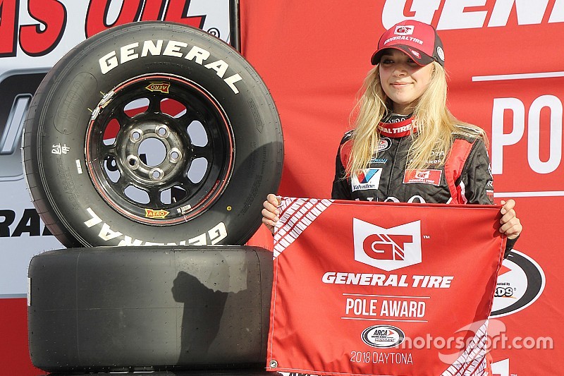 Natalie Decker takes pole for ARCA season-opener at Daytona